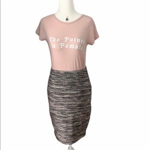 Express Shirt Skirt Set XS